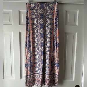 Colorful spring maxi skirt - XS